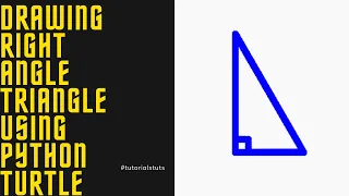 Drawing Right Angle Triangle Shapes using Python Turtle Python Turtle Geometric Shapes