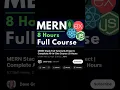 FREE courses to become a MERN Stack Developer