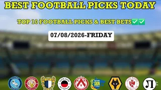 Top 10 Friday Football Predictions Best Betting Tips Today