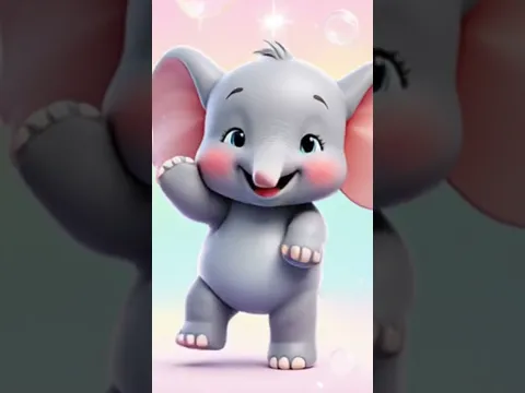 Cute Baby Elephant 🐘 Dancing 😄 #cute #babyelephant #instalegends #cartoon #dance
