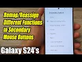 Galaxy Ultra How to Different Functions to Secondary Mouse Buttons