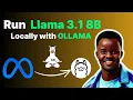 How to Install and Run LLAMA 3 1 8B model on your LAPTOP with OLLAMA