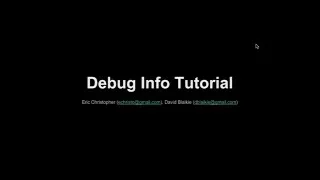 LLVM Debug Info Tutorial