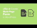How to Create a Multi Page Form in WordPress