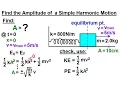 Physics 16 Simple Harmonic Motion 10 of 19 Find Amplitude