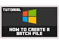 How To Create A Batch File