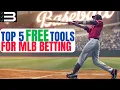 The Top 5 FREE Tools To Win More At MLB Betting