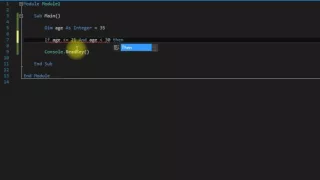Visual Basic tutorial 6 if statement