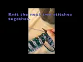 Brioche 2 Stitch Left Leaning Decrease Continental