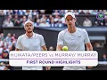 Andy Murray alongside his brother vs Murray Murray Highlights Wimbledon 2024