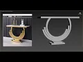 Console Table Modelling In 3ds Max Table Design AutoDesk 3ds Max Esthetic Space Decor