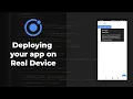Deploying your app on Real Device - Ionic tutorials