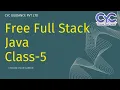 Free Full Stack Java Class-5 Vanya Raj CYCSOFT Poweredby CYC