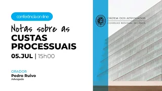 Notas sobre as Custas Processuais