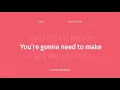 ELAINE - YOU'RE THE ONE LYRICS (KARAOKE)