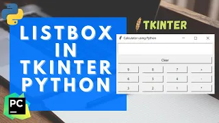 Tkinter Tutorial ListBox Tkinter ListBox Python GUI Application Development using Python