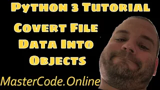 How To Convert File Data Into Objects In Python