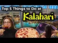 TOP 5 THINGS TO DO at KALAHARI RESORT in Round Rock Texas