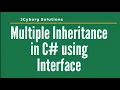 Tutorial 8 - How to Implement multiple inheritance in C using Interface