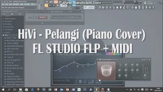 hivi pelangi fl studio piano cover flp midi download