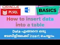SQL Basics - How to insert data into a table SQL Oracle PLSQL Tutorials