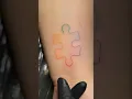 Puzzle Piece Tattoo for her son