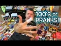 HUNDREDS of Gag PRANKS Unboxing Pranking