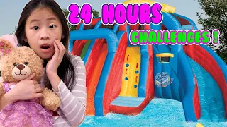 24 Hour Challenge in a Giant Bounce House