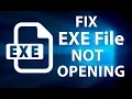 How to Fix EXE File is Not Opening Windows 10 EXE File Opener