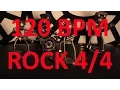 Download Lagu 120 BPM - ROCK - 4/4 Drum Track - Metronoom - Drum Beat