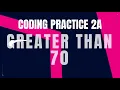 Greater than 70 Coding Practice 2A Python coding tips tricks CCBP Nxtwave ccbp 4 0 telugu