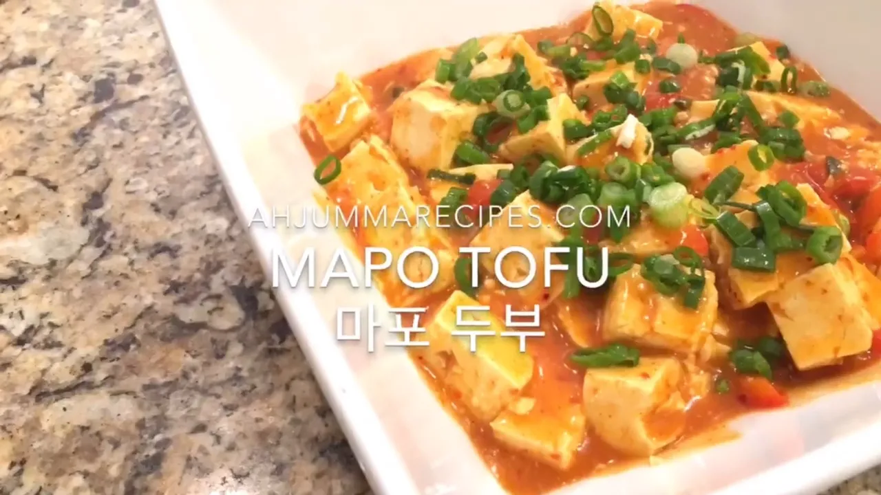Ahjumma Recipes - Mapo Tofu ( )