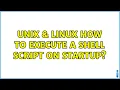 Unix Linux How to execute a shell script on startup 3 Solutions