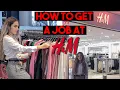 How To Get A Job At H M