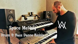 Download Space Melody - New Drum \u0026 Bass Dance Remix - Alan Walker 🇳🇴 Korg Kronos Synthesizer - Piotr Zylbert MP3