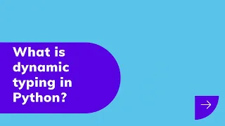 What is dynamic typing in Python