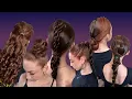 ASMR Ballroom Hairstyle One Girl 6 Styles Crimped Gelled Curled