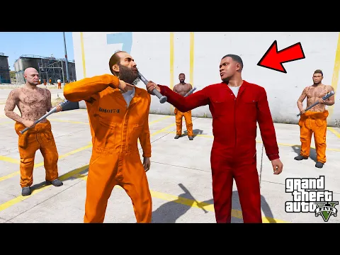 Video Thumbnail: Franklin Made His New Gang to Escape from Prison in GTA 5!