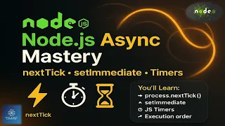 Node js Section 37 Async Mastery process nextTick setImmediate Timers
