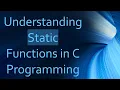 Understanding Static Functions in C Programming