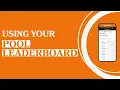 Using Your Pool Leaderboard