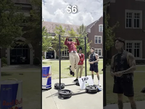 Can you beat @KaiCenat ? 😤 1 Pull Up = $1 💸@redbullusa #streameruniversity