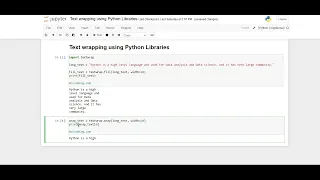 Day 177 Text wrapping using Python