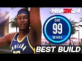 BEST CENTER BUILDS in NBA 2K24 - 2-WAY INSIDE-OUT THREAT BUILD 2K24