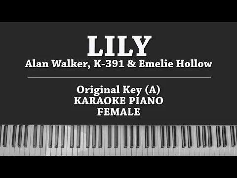 Download MP3 Lily (FEMALE KARAOKE PIANO COVER) Alan Walker