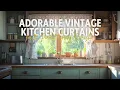 Adorable Vintage Kitchen Curtains for the Perfect Spring Refresh