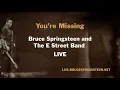 Bruce Springsteen "You're Missing" Live in Helsinki from June 16, 2003