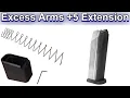 Excess Arms 5 Magazine Extension For The Palmetto State Armory Micro Dagger Magazine