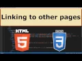 HTML5 and CSS3 7 - Linking to other pages
