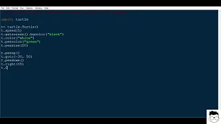 How to Draw the Letter A with Python Turtle